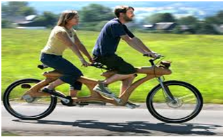 Xe đạp đôi và những lợi ích từ xe đạp